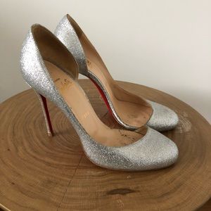 Christian Louboutin Helmour glitter heels
